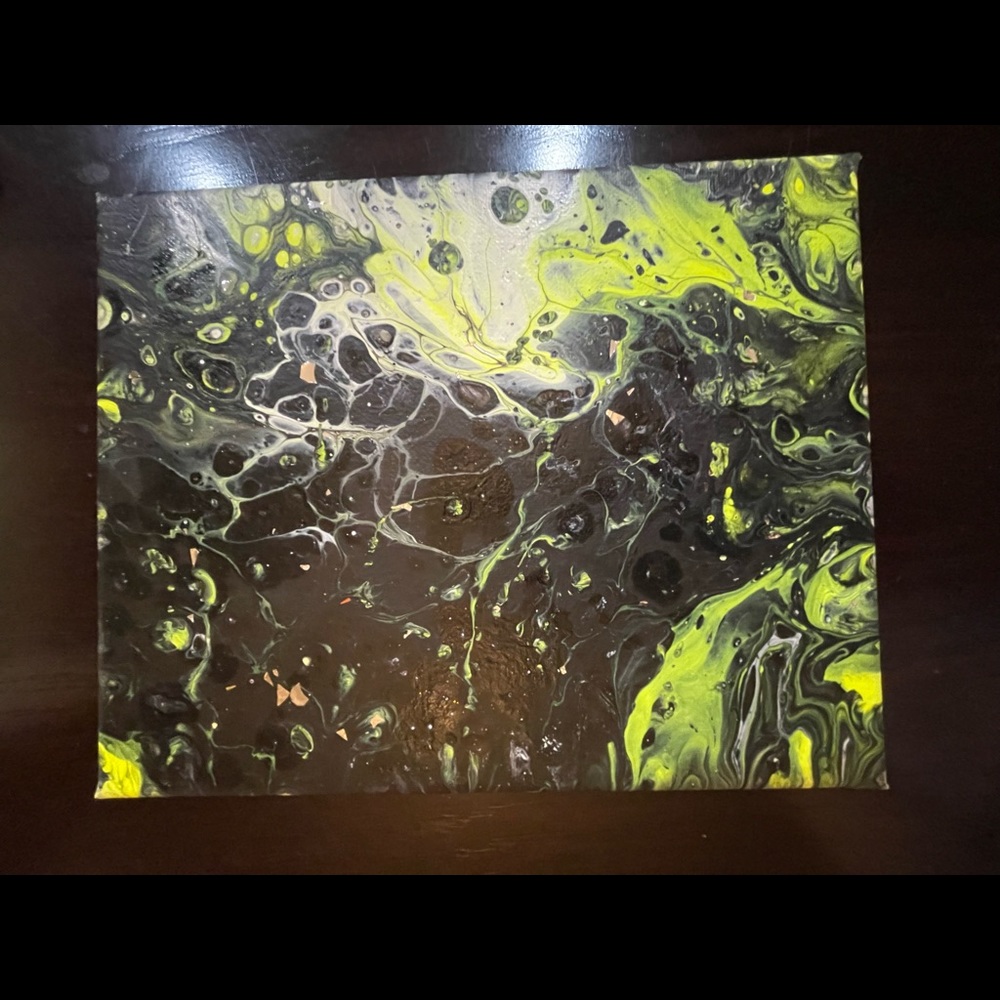 Hand made fluid art